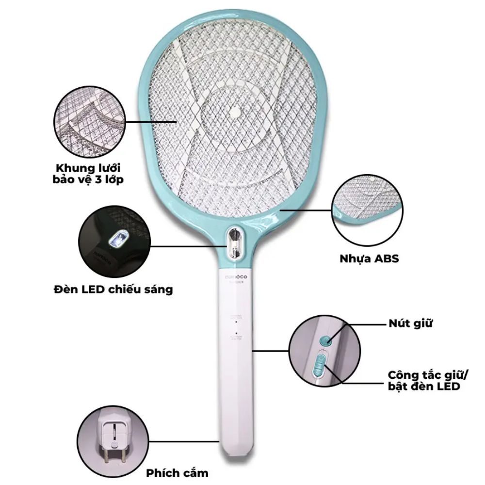 Vợt muỗi Nanoco NMR102
