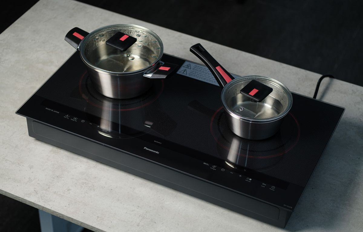 Bếp điện từ đôi Panasonic KY-A227E màu đen