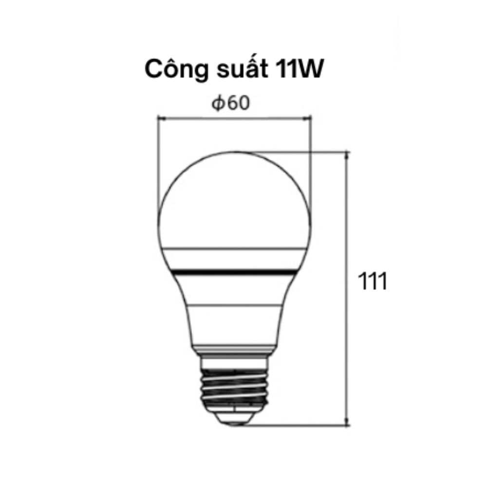 Đèn LED Bulb A2 11W Panasonic LDACL11