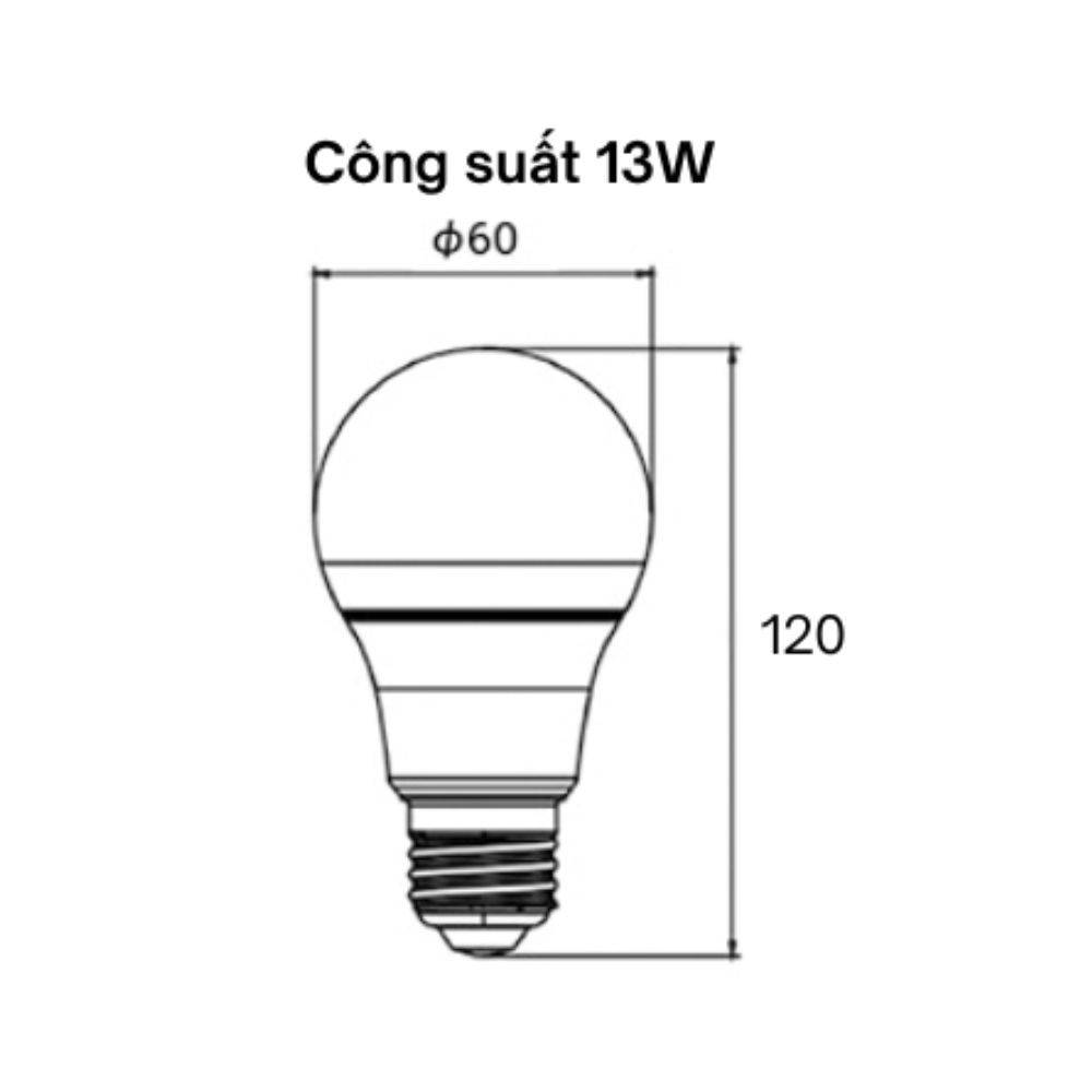 Đèn LED Bulb A2 13W Panasonic LDACL13