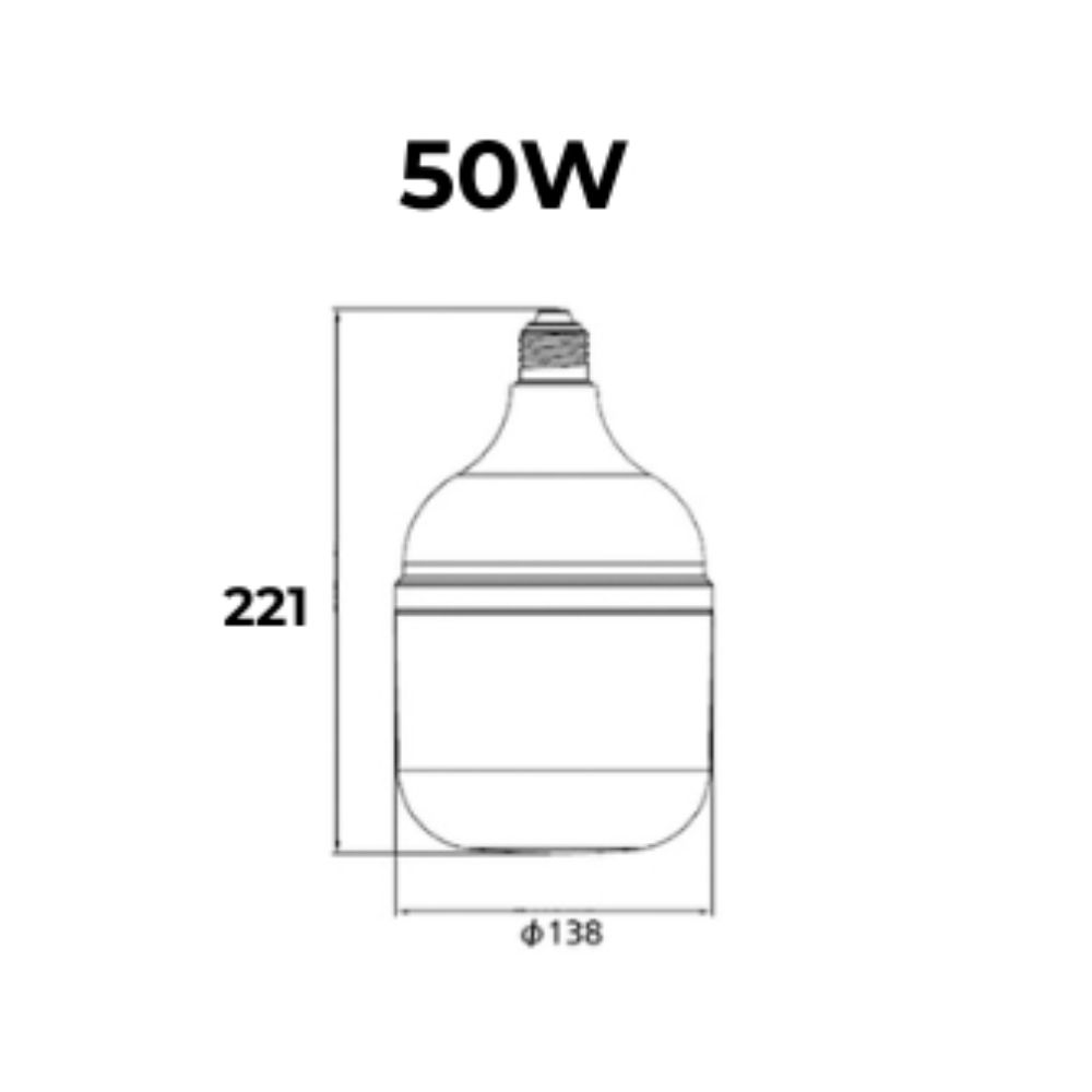 Đèn LED Bulb T2 50W Panasonic LDTCH50LG2A7 / LDTCH50DG2A7