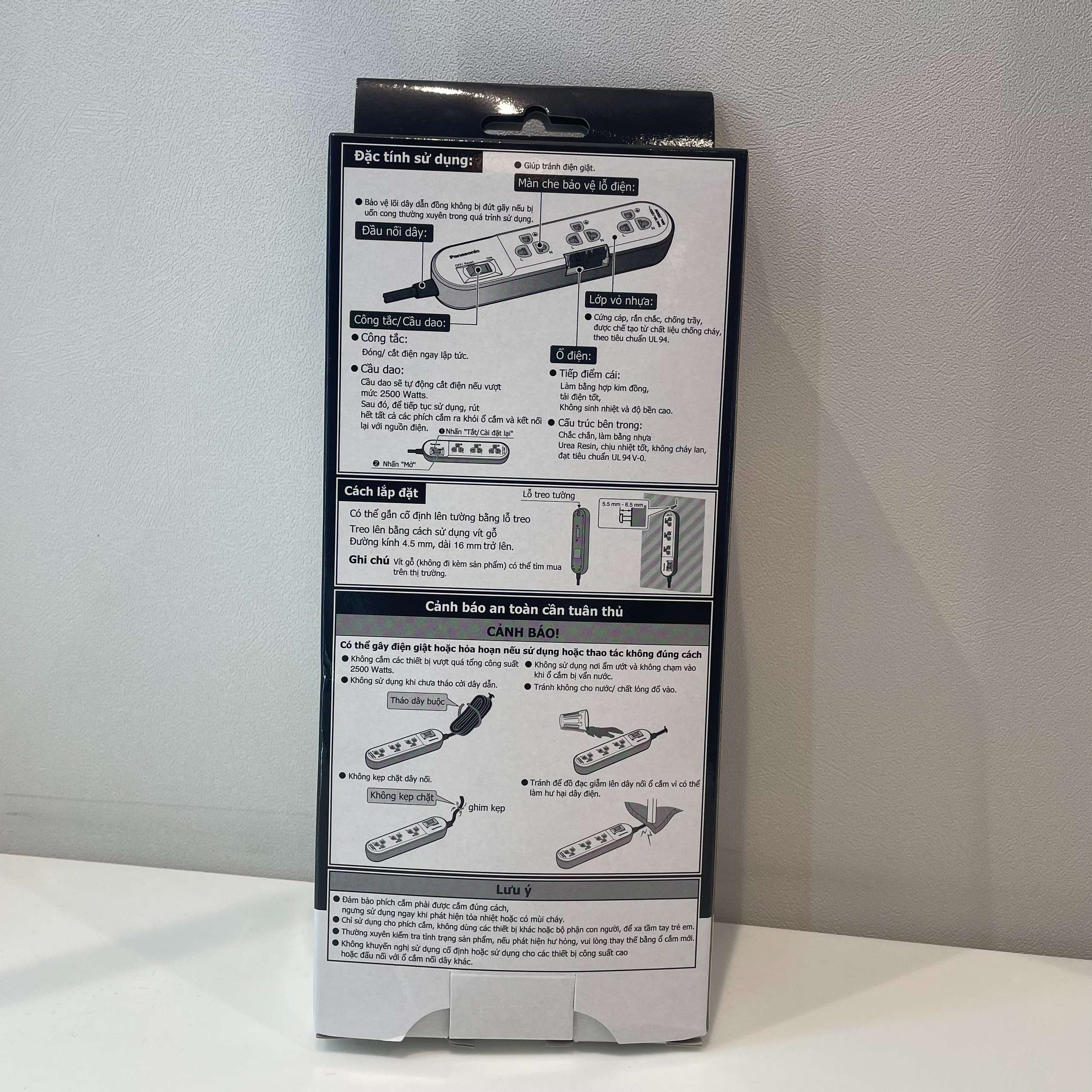 Ổ cắm điện Panasonic có dây WCHG24332W