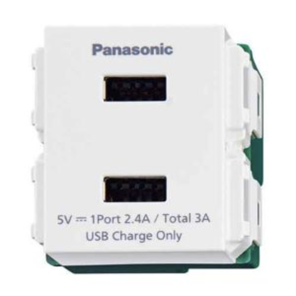 Ổ cắm USB 2 cổng Panasonic WEF11821