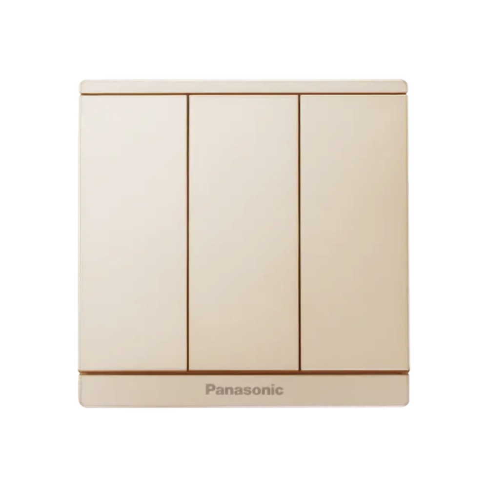 Bộ 3 công tắc 1 chiều dòng Moderva Panasonic WMF505