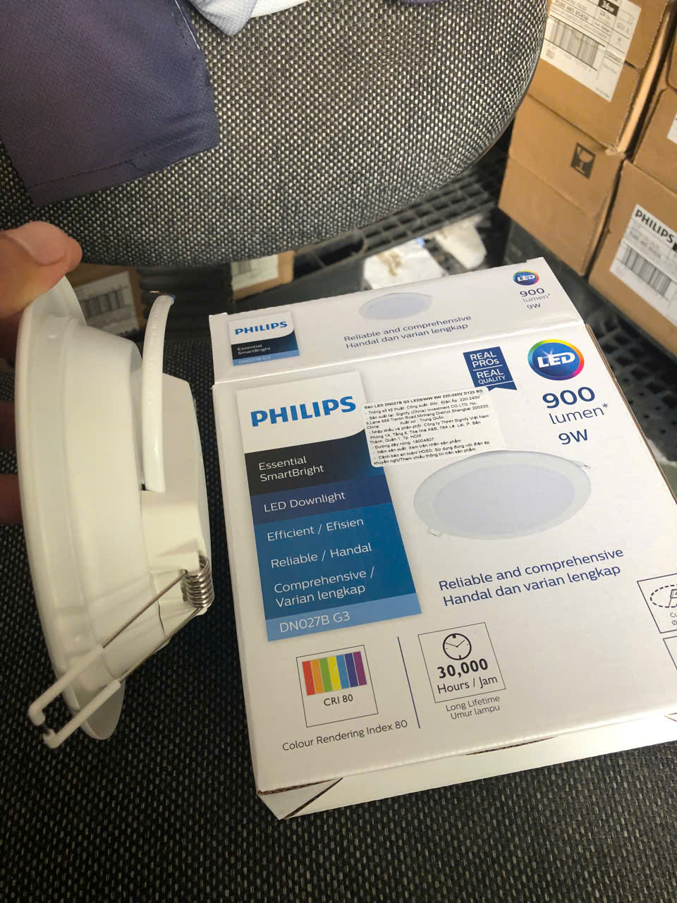 Bộ đèn LED tròn âm trần Philips DN027B G3