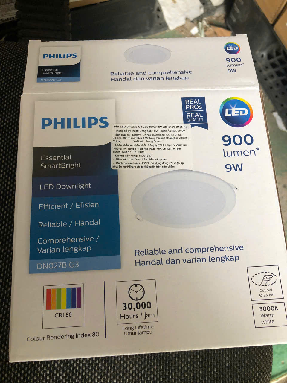 Bộ đèn LED tròn âm trần Philips DN027B G3