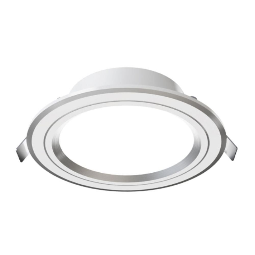 Đèn LED âm trần 12W Panasonic NNV761 viền bạc