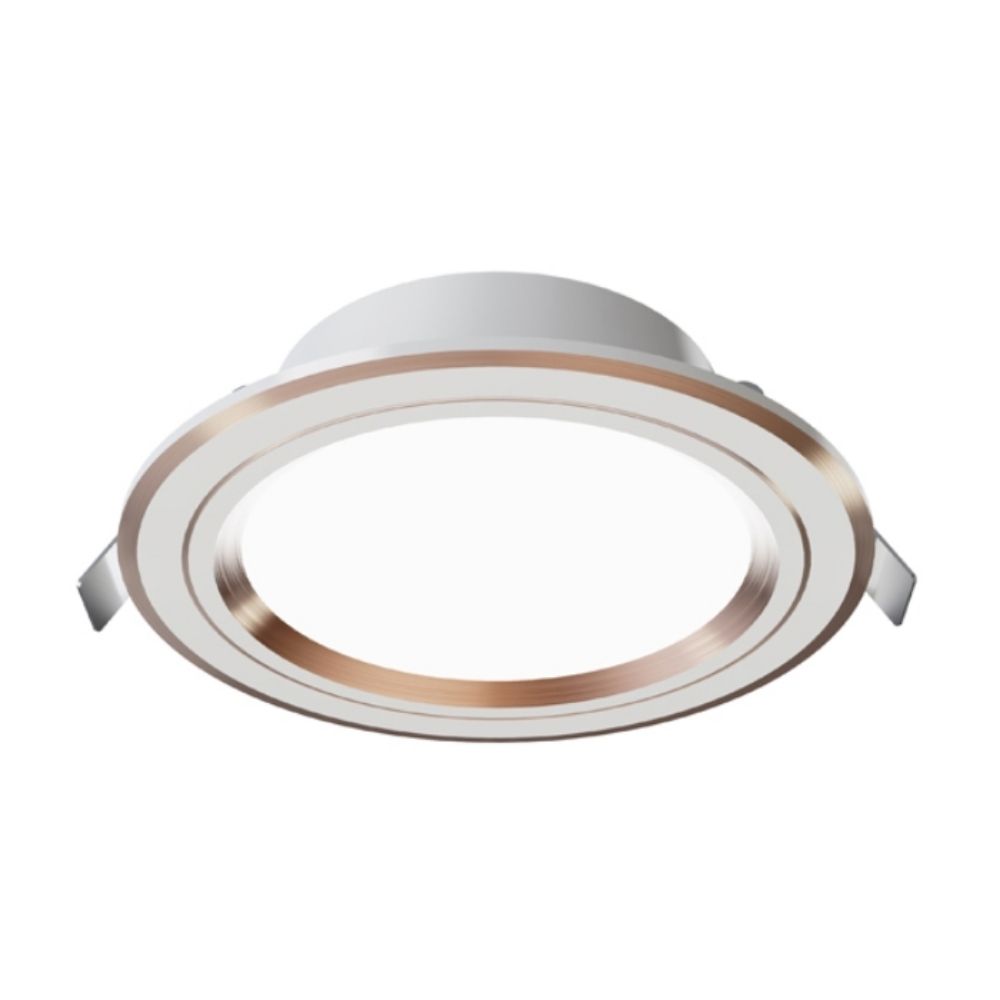 Đèn LED âm trần 12W Panasonic NNV761 viền vàng