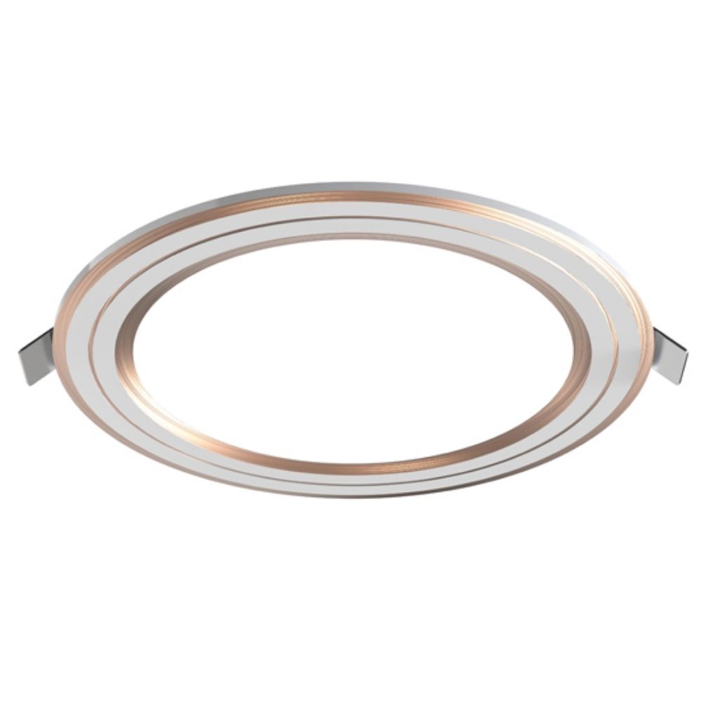 Đèn LED âm trần Panasonic COLOR RIM viền vàng 9W Ø135 mm