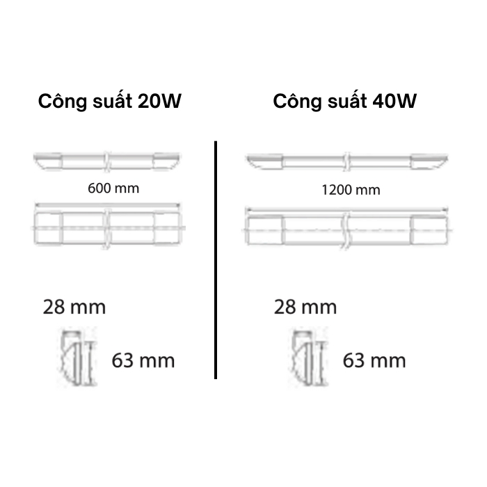 Đèn LED bán nguyệt Panasonic V-Series
