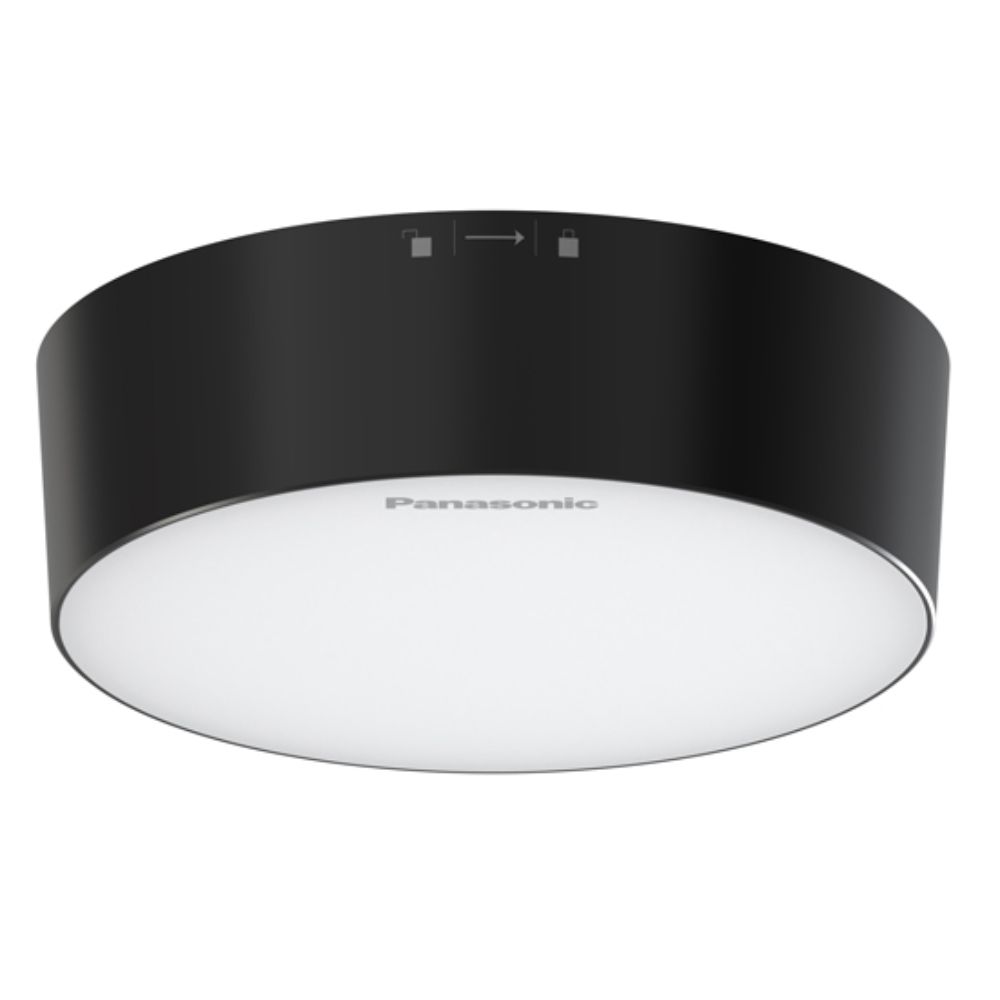 Đèn LED ốp trần Panasonic OUTBOW viền mỏng màu đen 12W