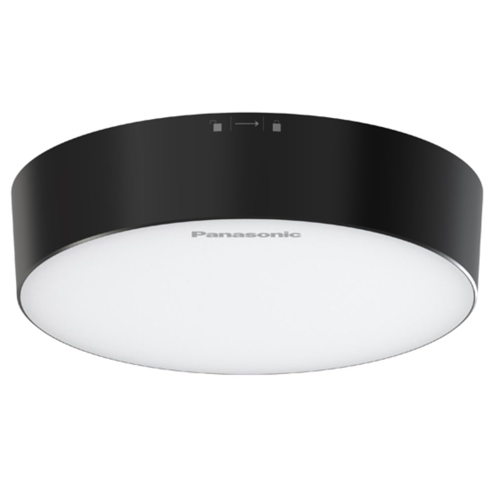 Đèn LED ốp trần Panasonic OUTBOW viền mỏng màu đen 18W