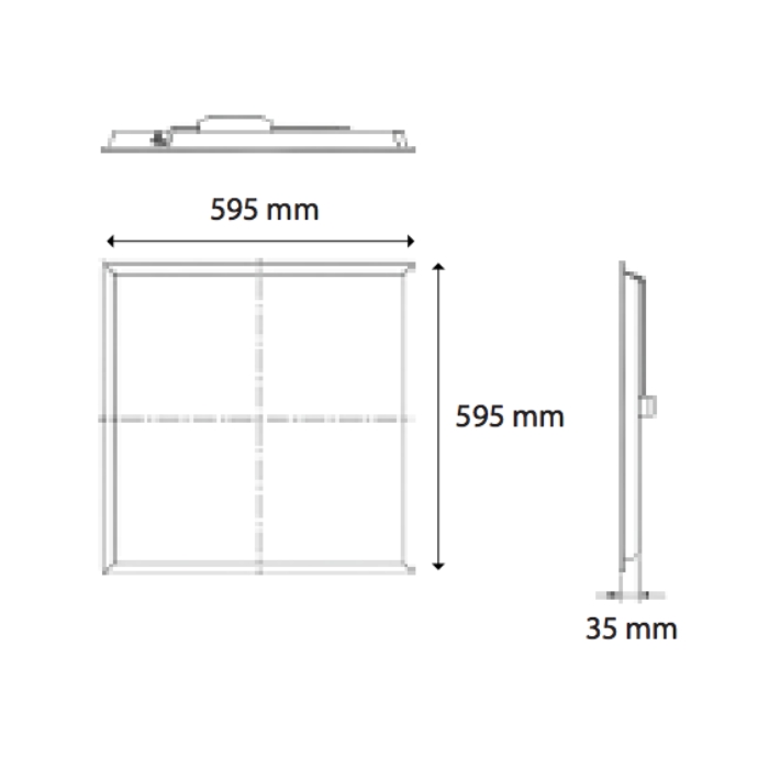 Đèn LED Panel Bảng 600x600mm 36/40W PANASONIC NNFC705/NVV4022