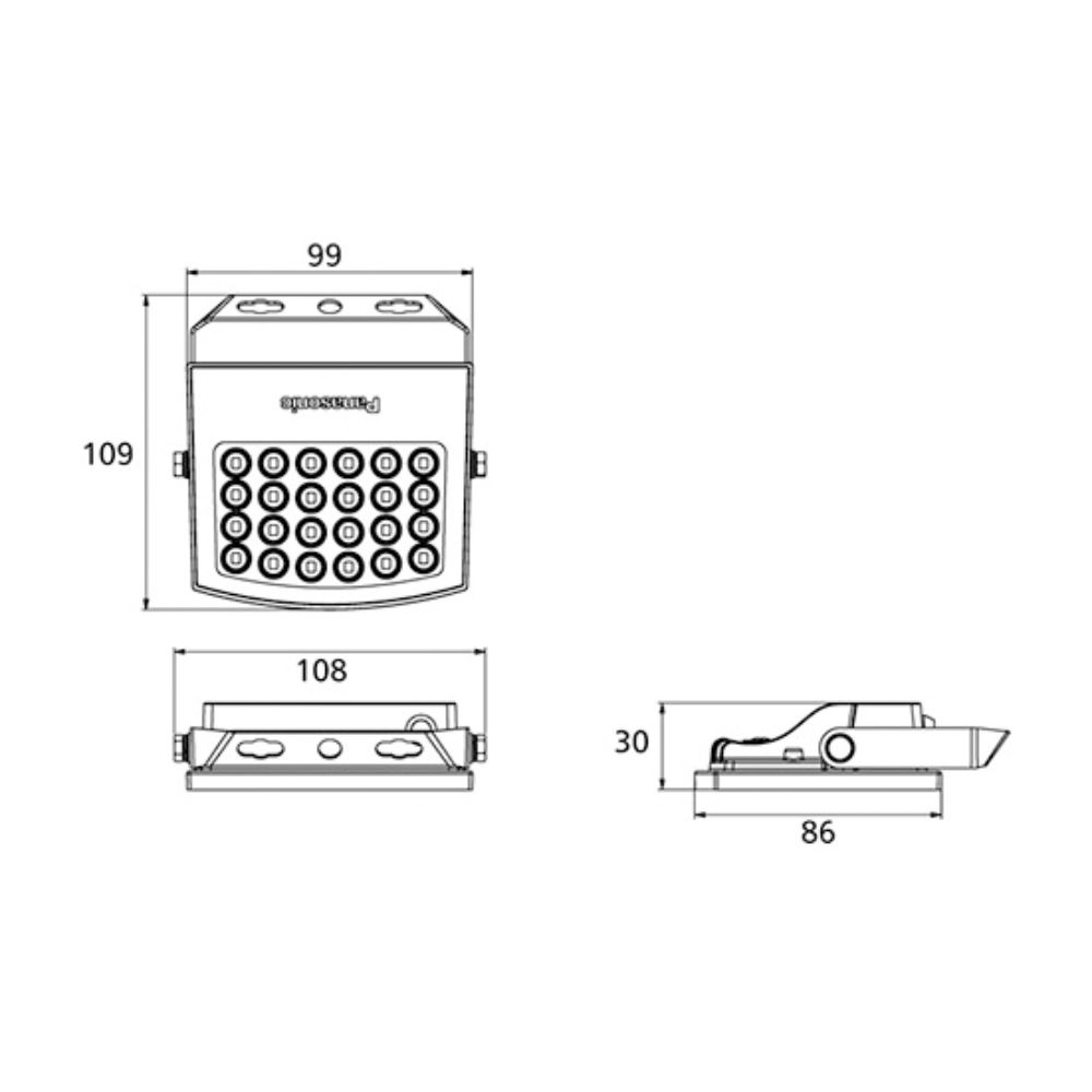 Đèn Pha LED Panasonic 3G 20W