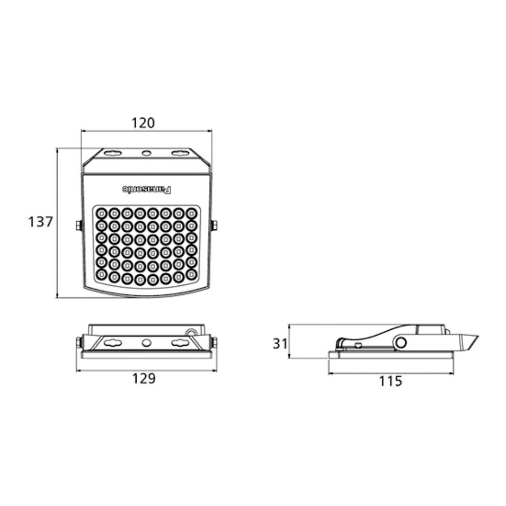 Đèn Pha LED Panasonic 3G 30W