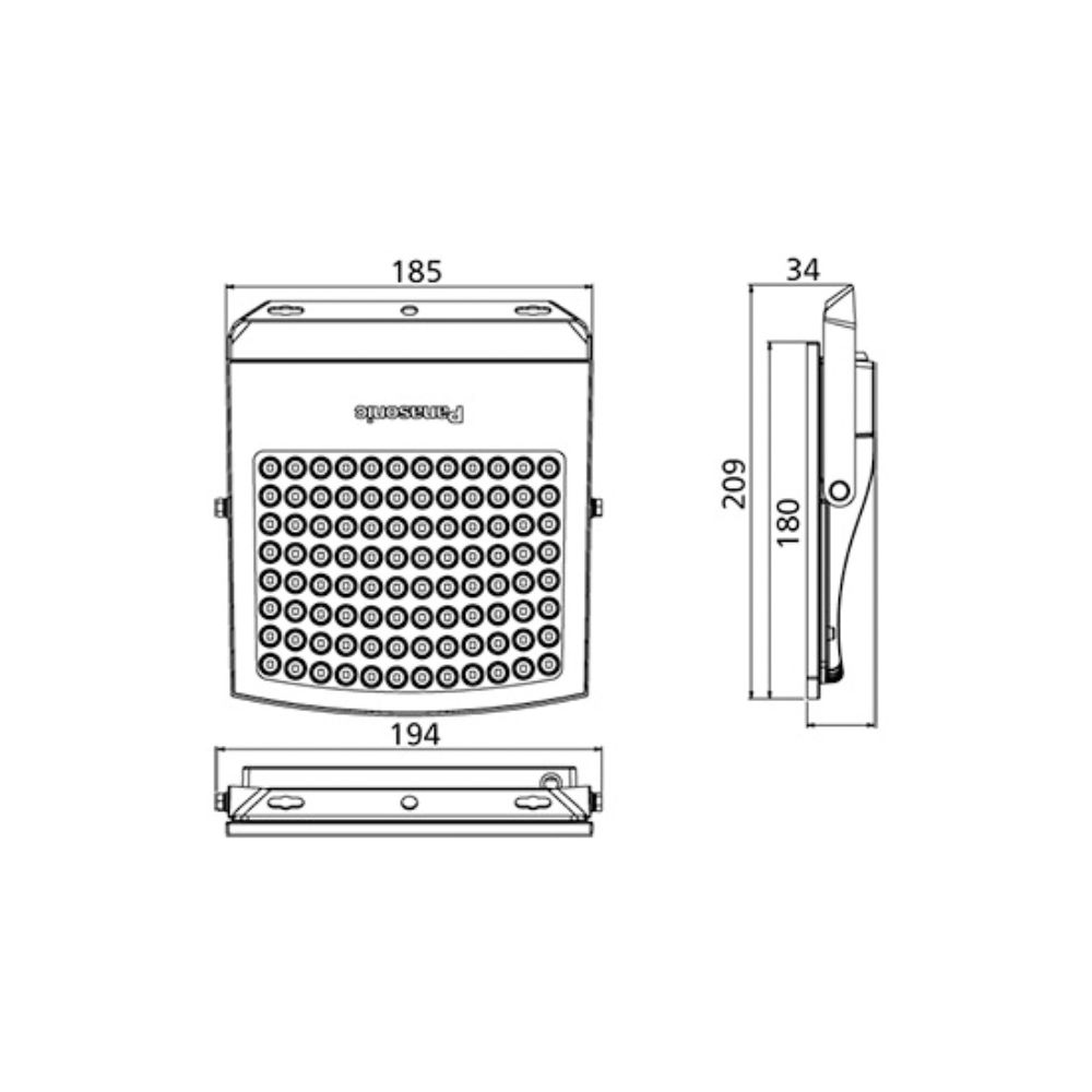 Đèn Pha LED Panasonic 3G 70W