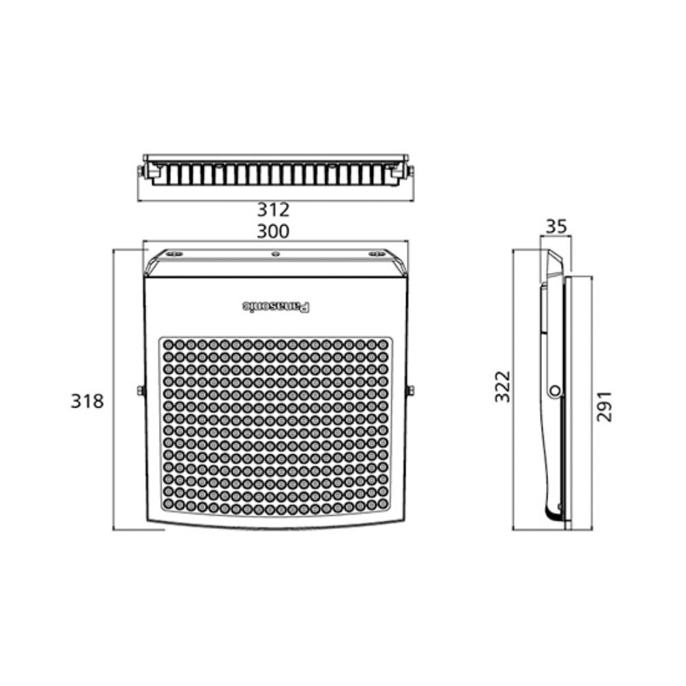 Đèn Pha LED Panasonic 3G 200W