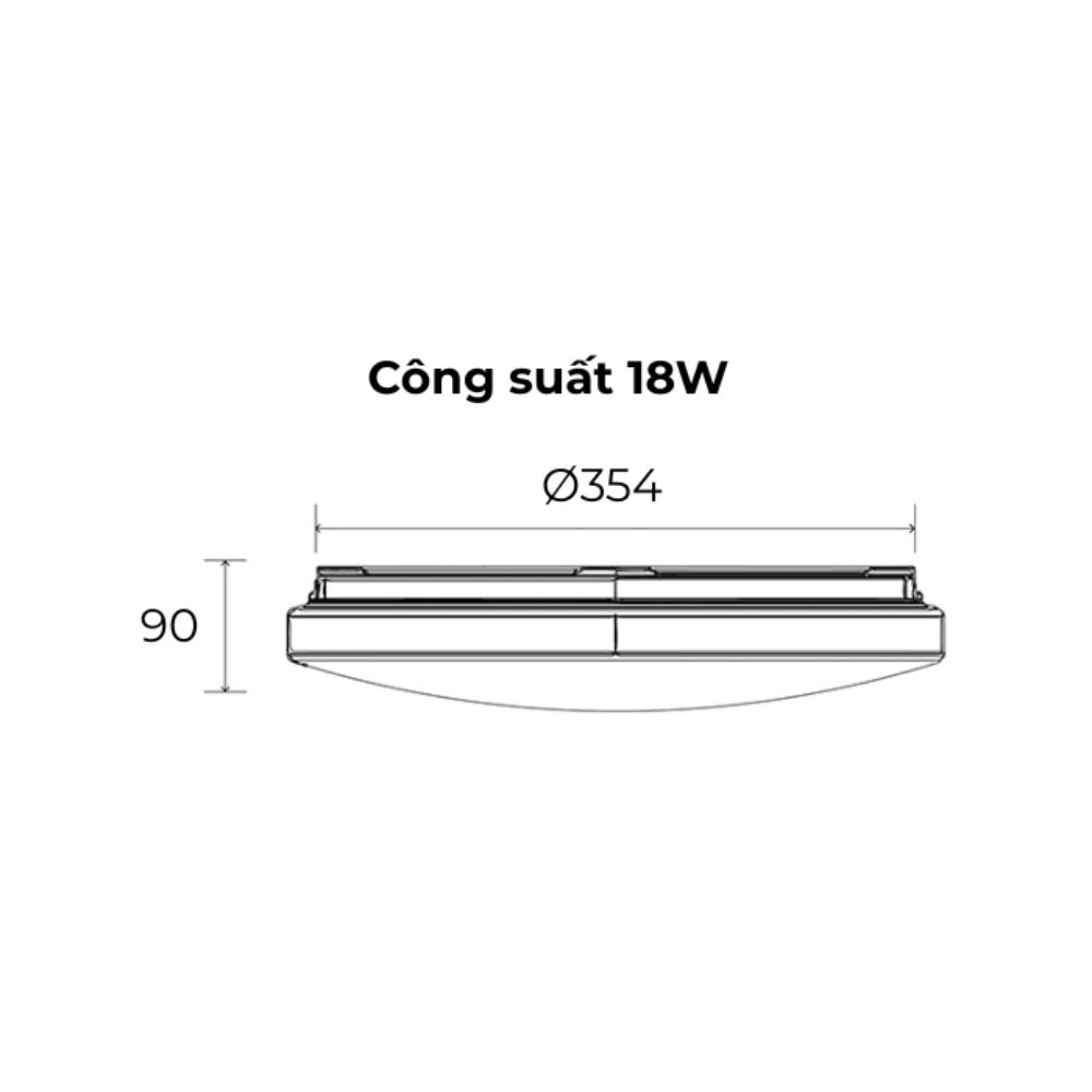Đèn LED ốp trần 18W Panasonic HHGXQ241288 / HHGXQ241188