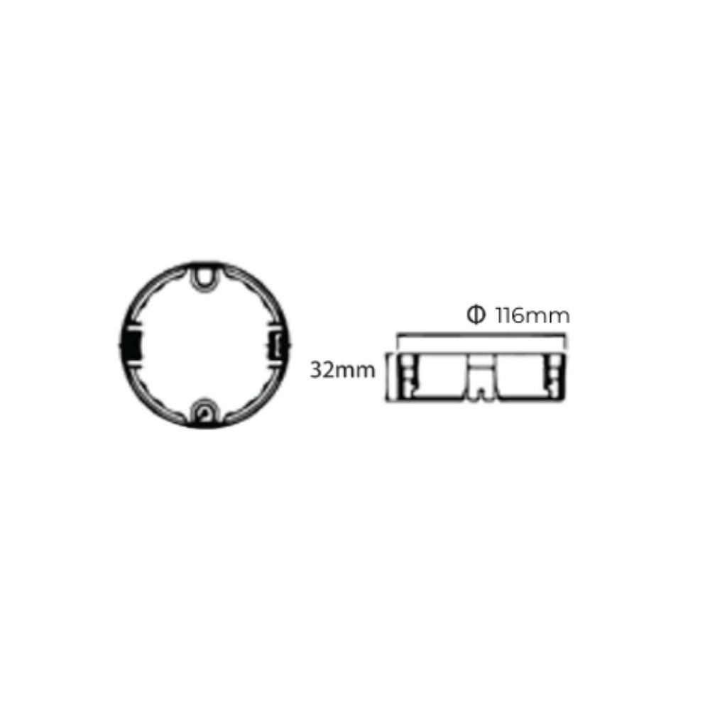 Đèn trần LED Outbow 2G 8W Panasonic NNV501