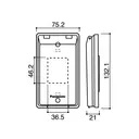 Mặt dùng cho ổ đơn 3 chấu có nắp che Panasonic WEG79029