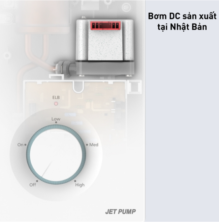 máy nước nóng trực tiếp Panasonic DH-3VP1VW V-series hoạt động bền bỉ