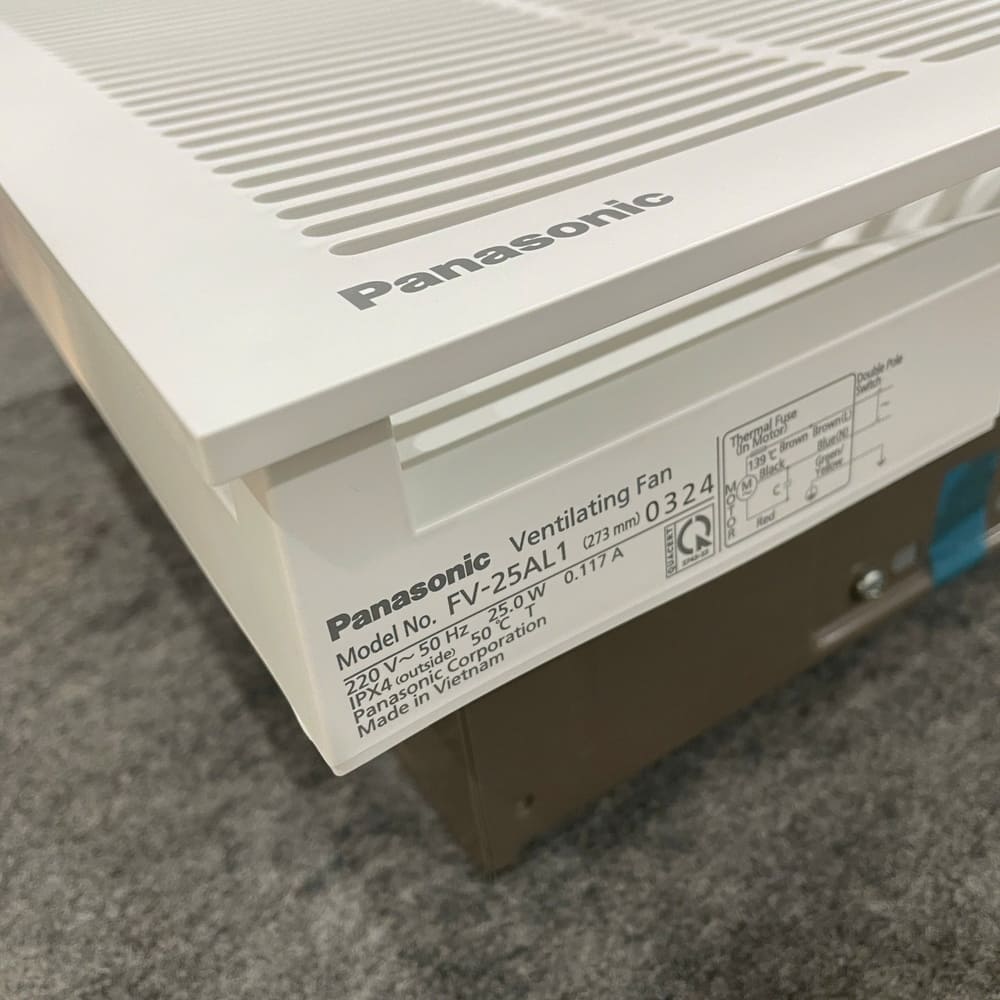 Quạt hút gắn tường 1 chiều có màn che Panasonic FV-20AL1 / FV-25AL1 / FV-30AL1