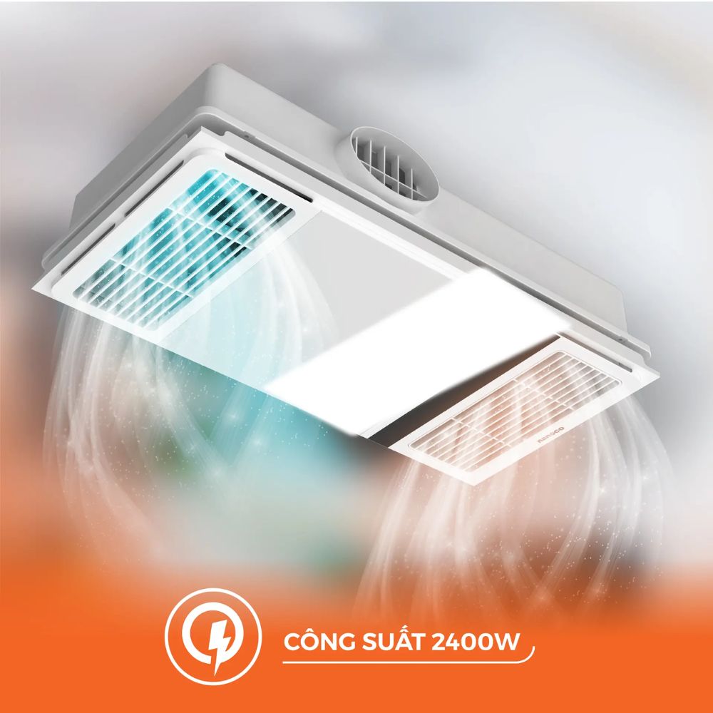 Máy hút sưởi có thông gió Nanoco NBD2560