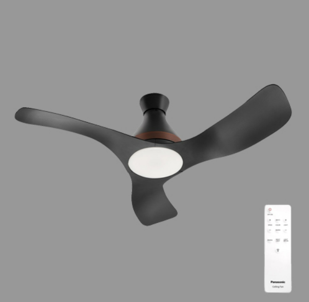 Quạt trần 3 cánh đèn led + điều khiển từ xa Panasonic F-48DGL