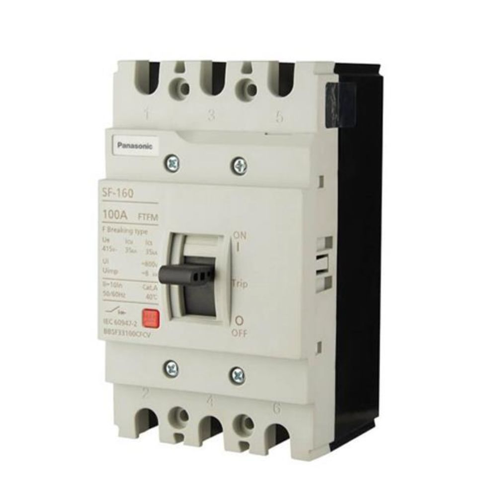 Cầu dao đóng cắt tự động MCCB Case Circuit Breaker 10-50A Panasonic BBSF