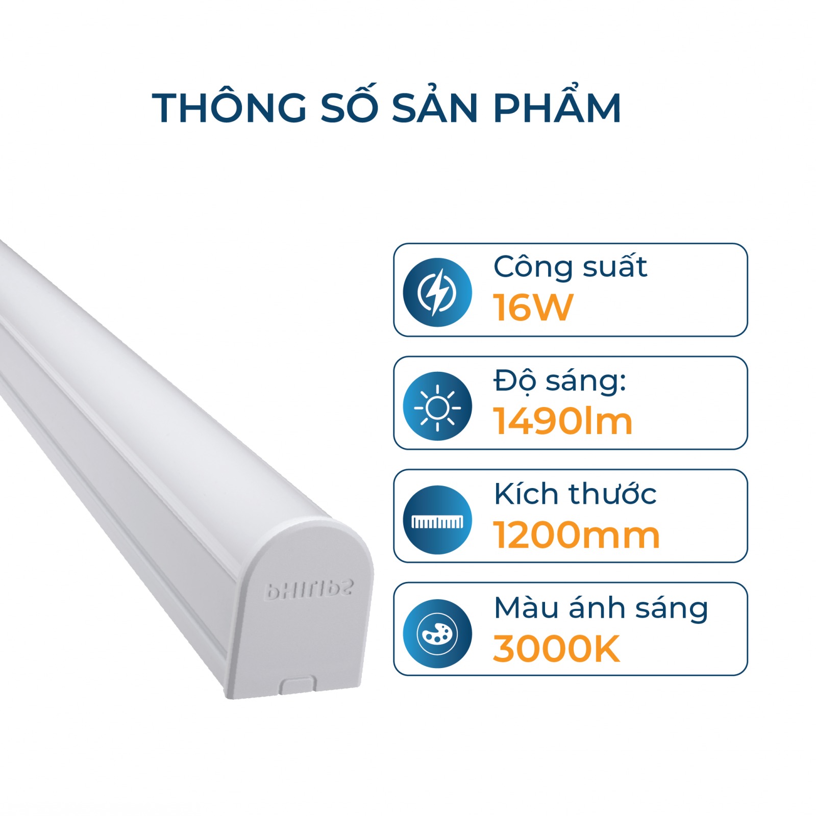 Bộ đèn LED Batten T8 BN016C G2