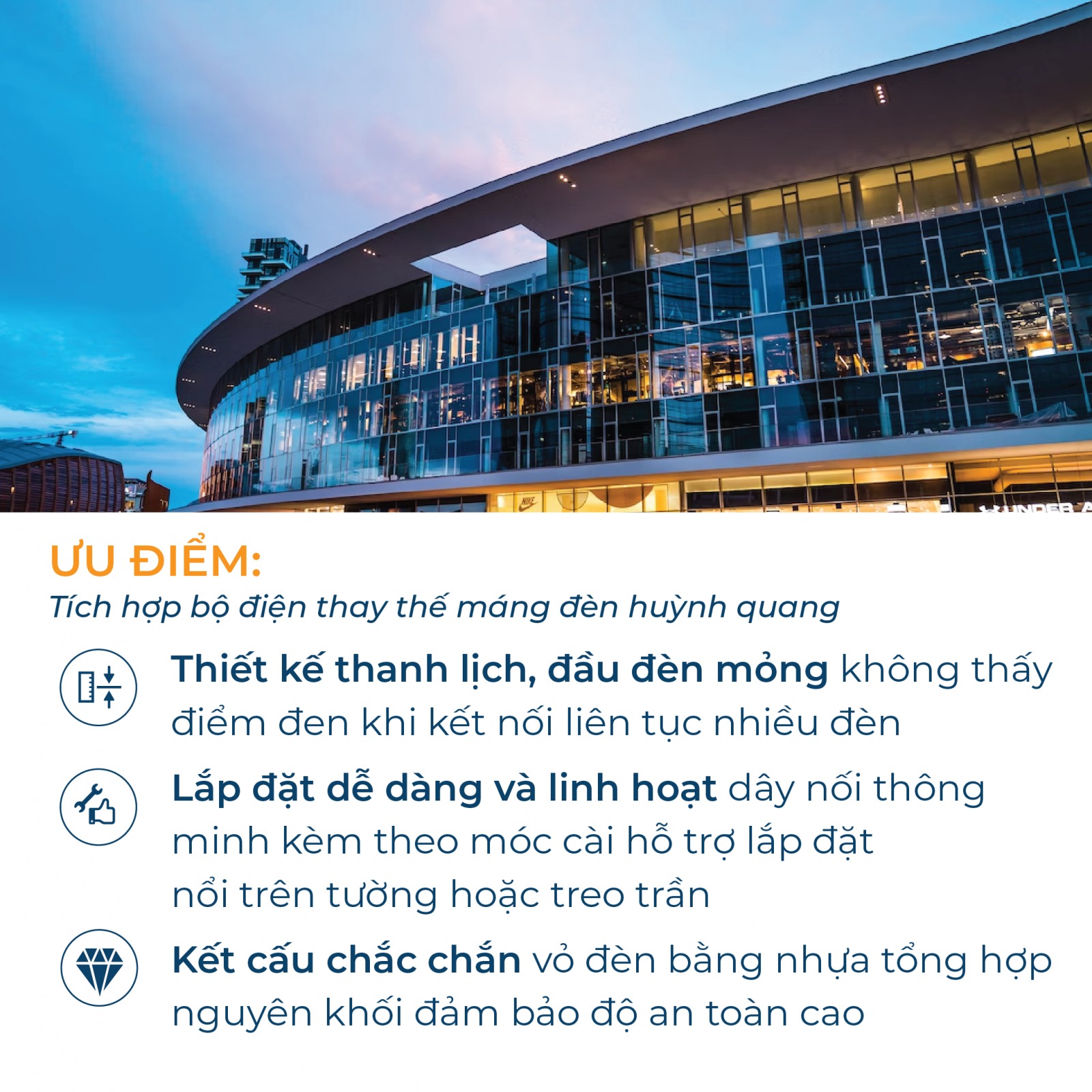 Bộ đèn LED Batten T8 BN016C G2