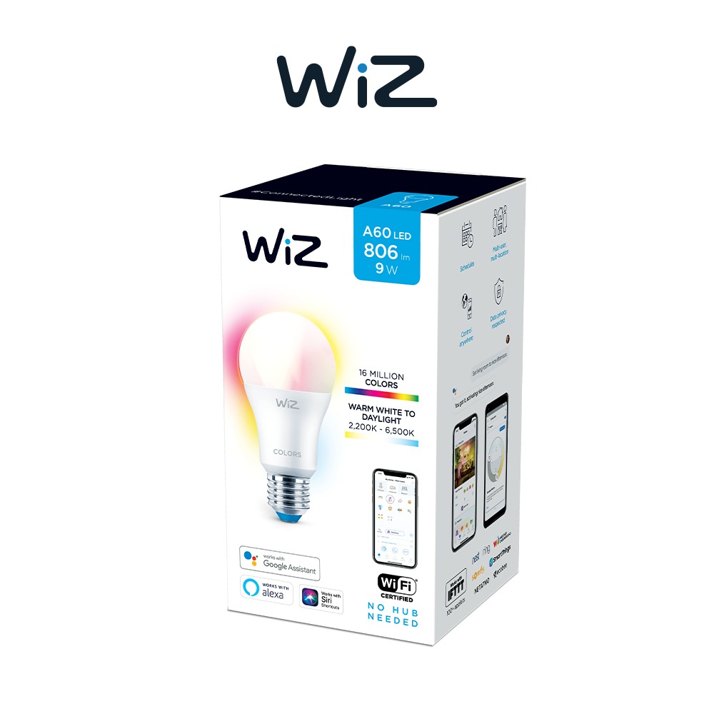 Bóng đèn LED Philips WiZ Tunable White + Color Bulb 929002411617