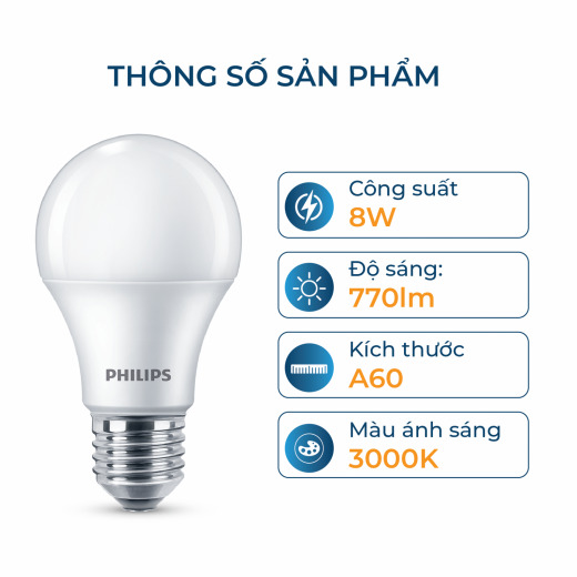Bóng đèn LED Bulb Philips My Care E27 1CT/12 APR