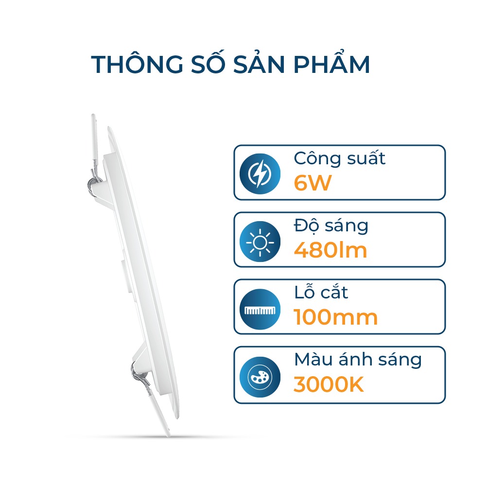 Đèn âm trần siêu mỏng Philips DL262