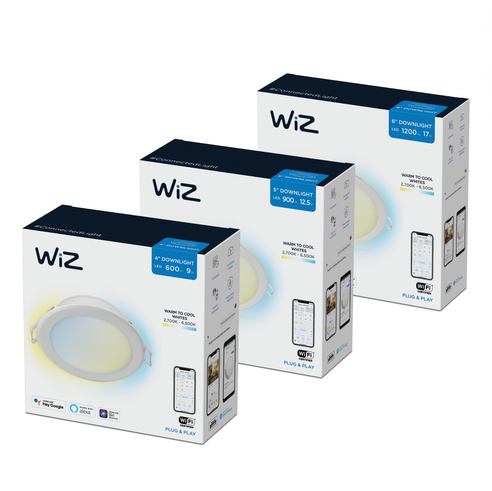 Bóng đèn LED âm trần Philips WiZ Tunable White Downlight