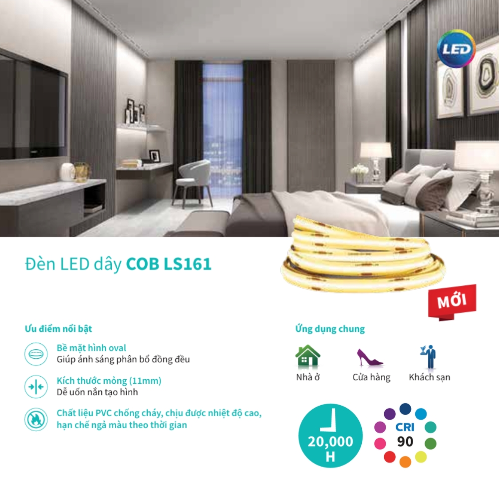 Đèn LED dây Philips COB LS161