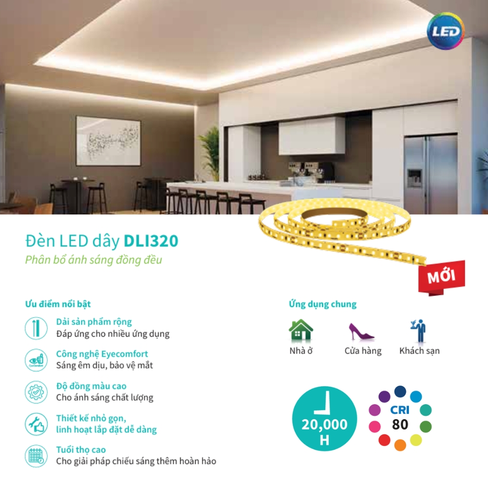 Đèn LED dây Philips DLI320
