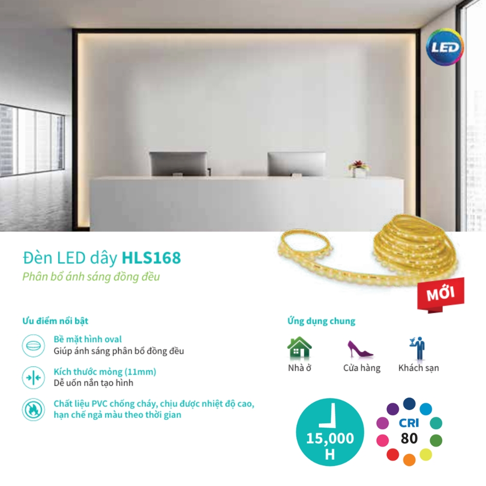 Đèn LED dây Philips HLS168