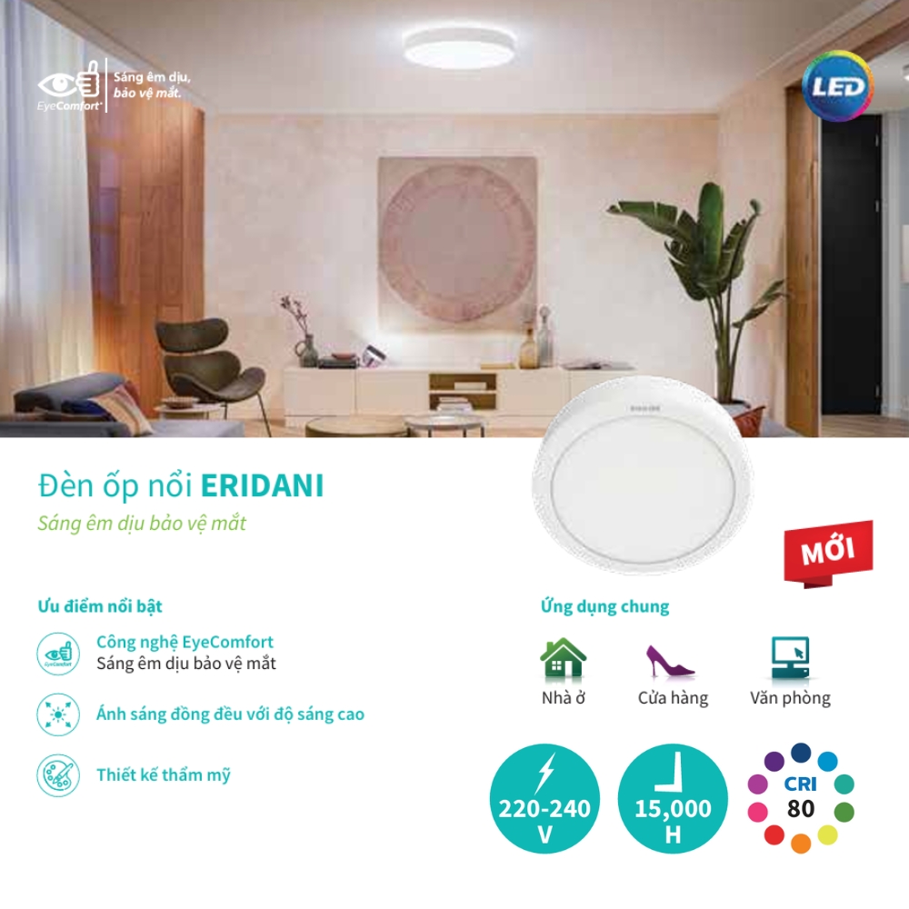 Đèn ốp nổi Philips ERIDANI D150