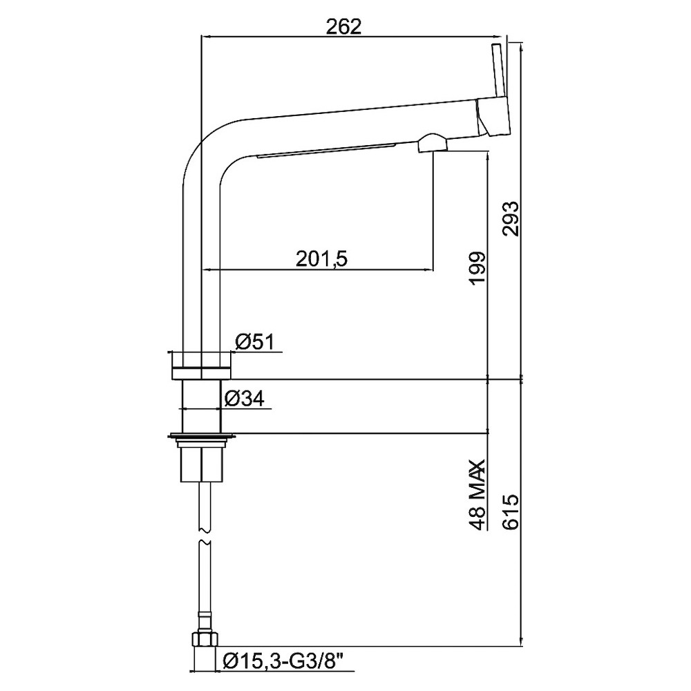 Vòi rửa PLADOS LUMIX MICROULTRAGRANIT BLACK MATT