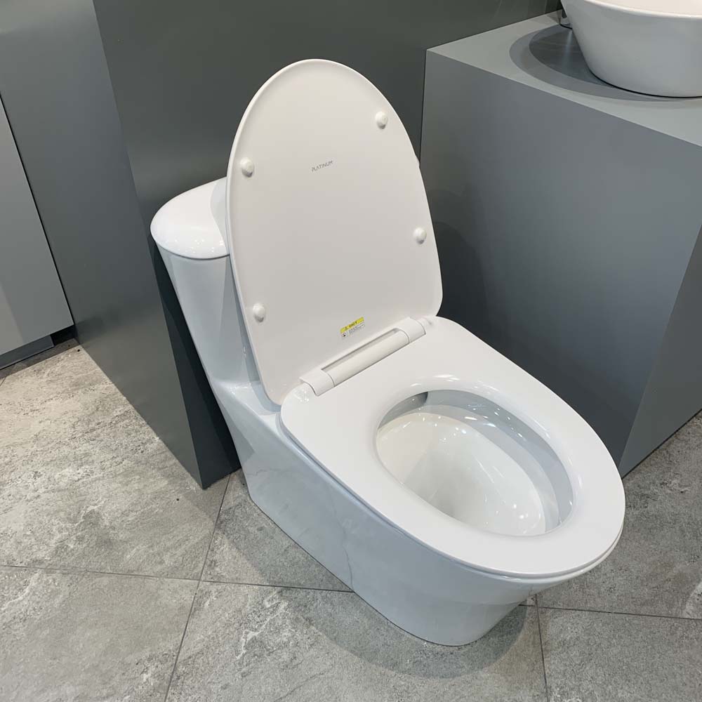 Bồn cầu 1 khối Victory Viglacera Platinum P.11.450 nắp êm