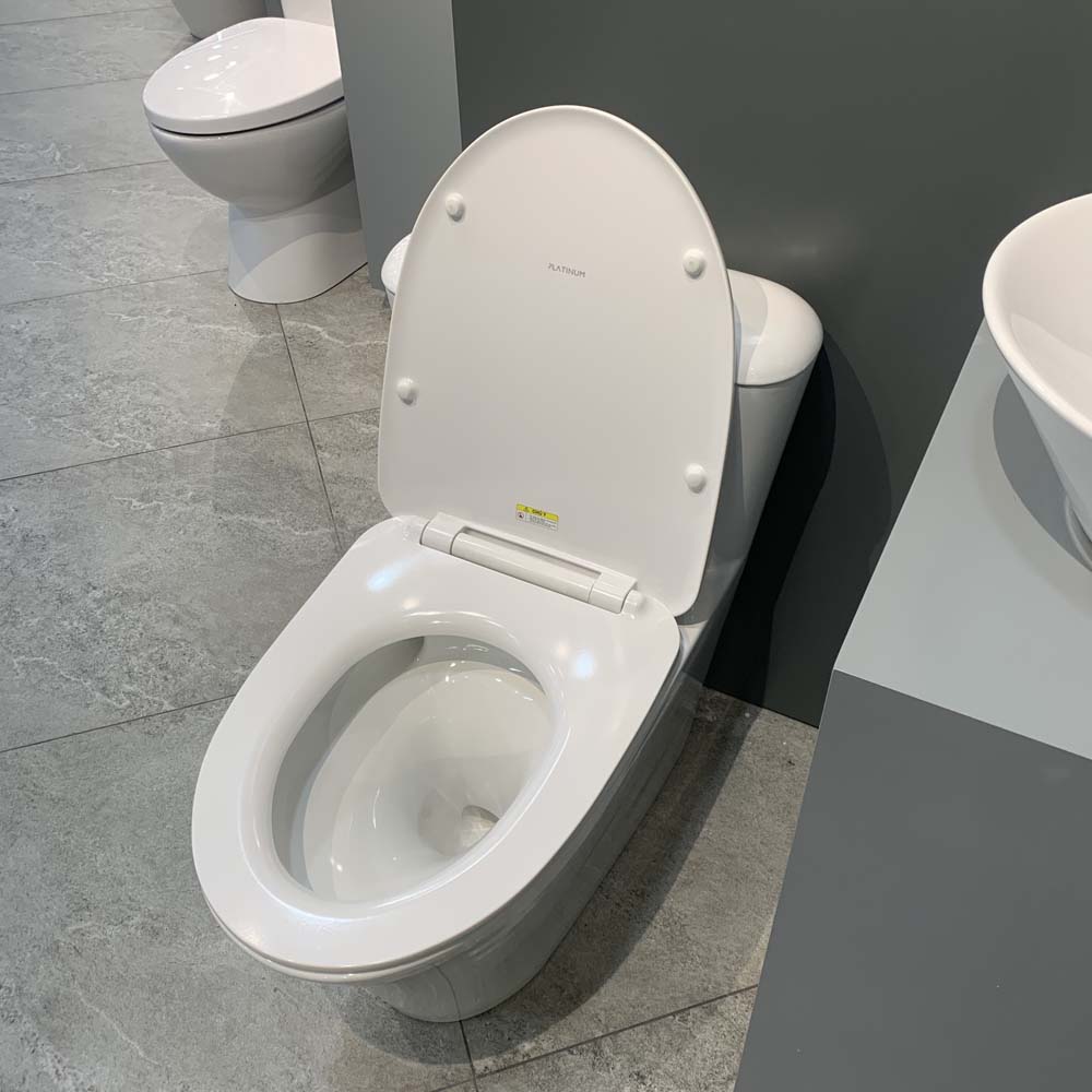 Bồn cầu 1 khối Victory Viglacera Platinum P.11.450 nắp êm