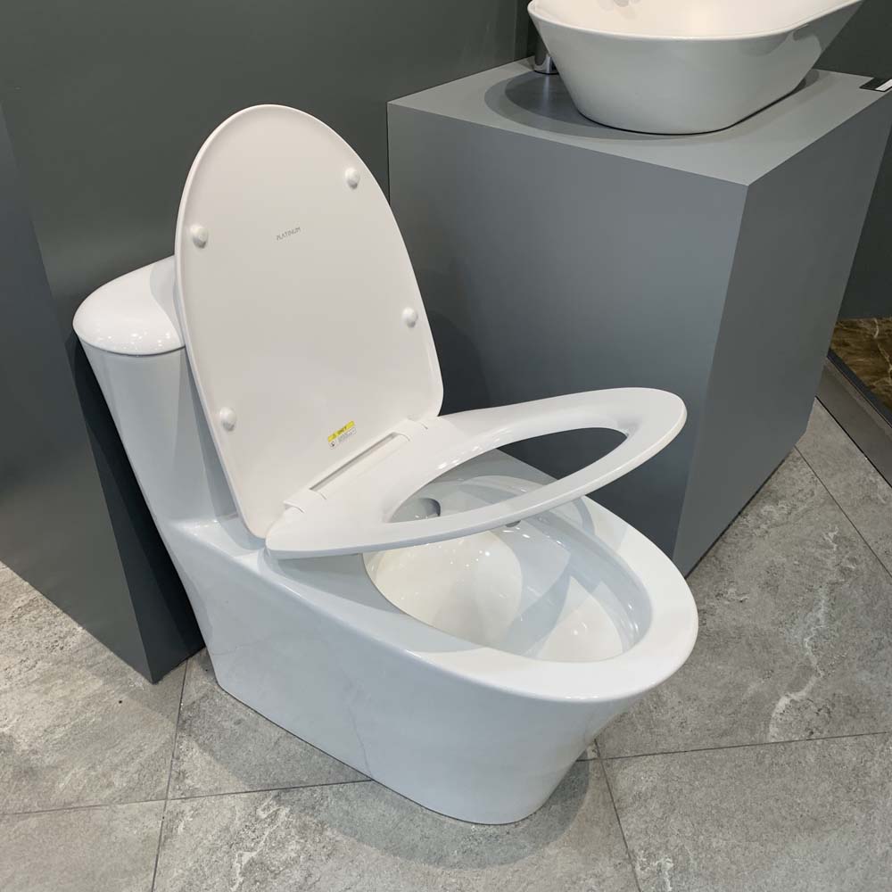 Bồn cầu 1 khối Victory Viglacera Platinum P.11.450 nắp êm