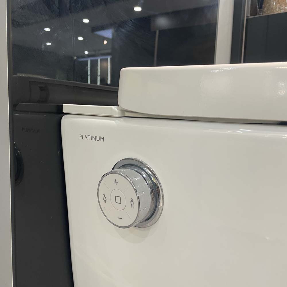 Bồn cầu treo tường nắp điện tử G-Smart Viglacera Platinum P.16.320-B