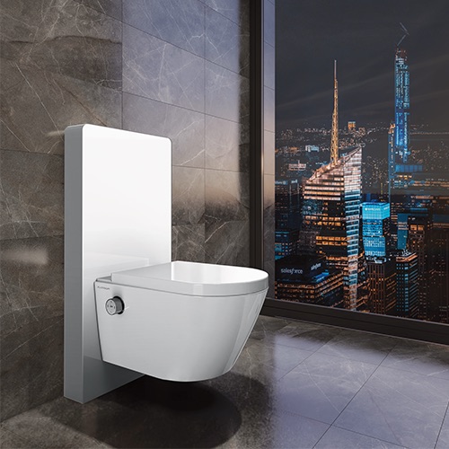 Bồn cầu đặt sàn nắp điện tử G-Smart Viglacera Platinum P.16.321-W