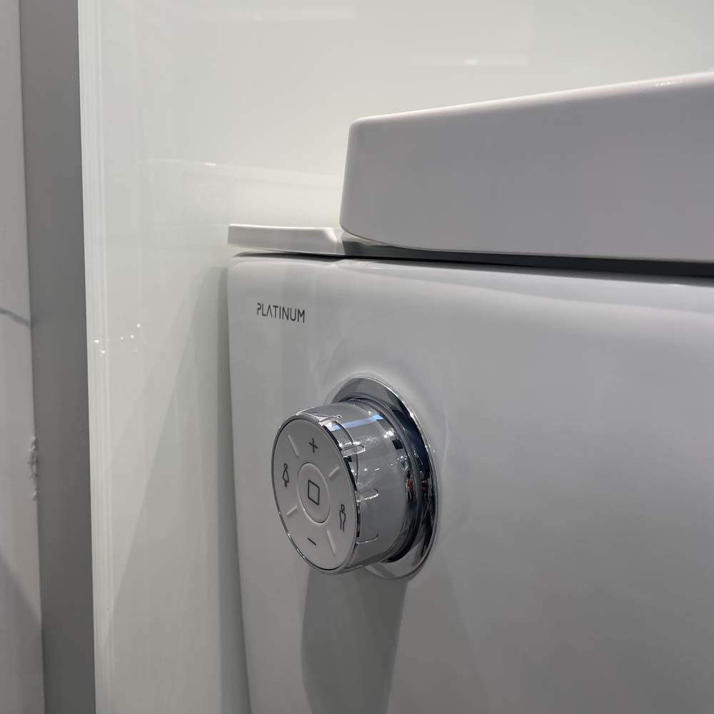 Bồn cầu đặt sàn nắp điện tử G-Smart Viglacera Platinum P.16.321-W