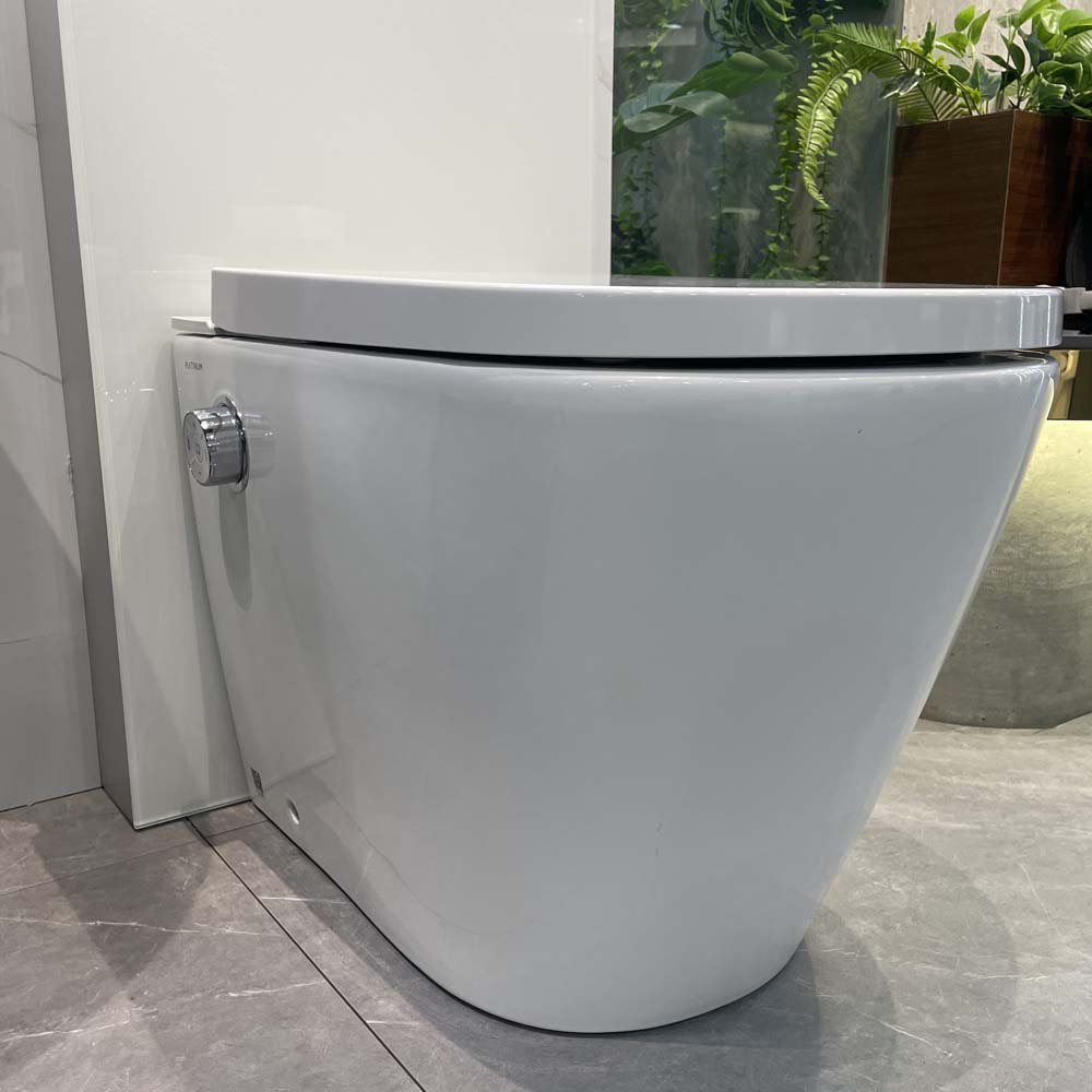 Bồn cầu đặt sàn nắp điện tử G-Smart Viglacera Platinum P.16.321-W