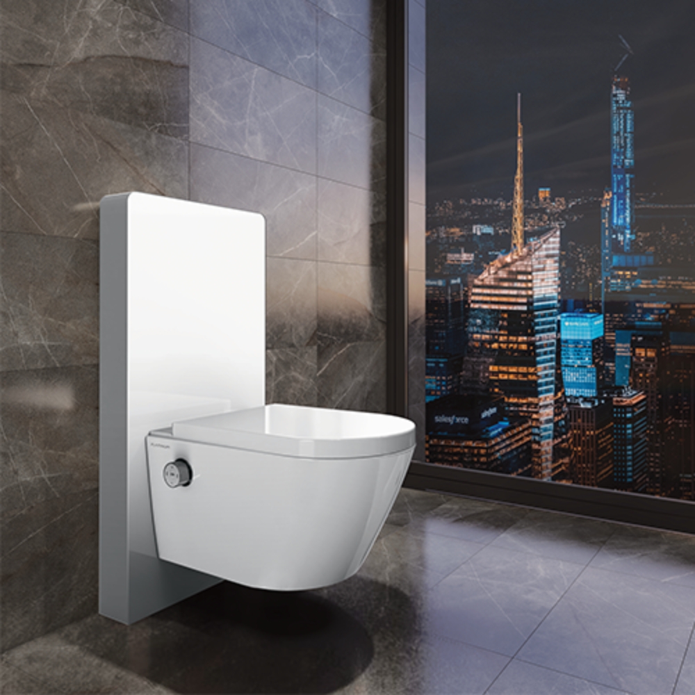 Bồn cầu treo tường nắp điện tử G-Smart Viglacera Platinum P.16.320-W