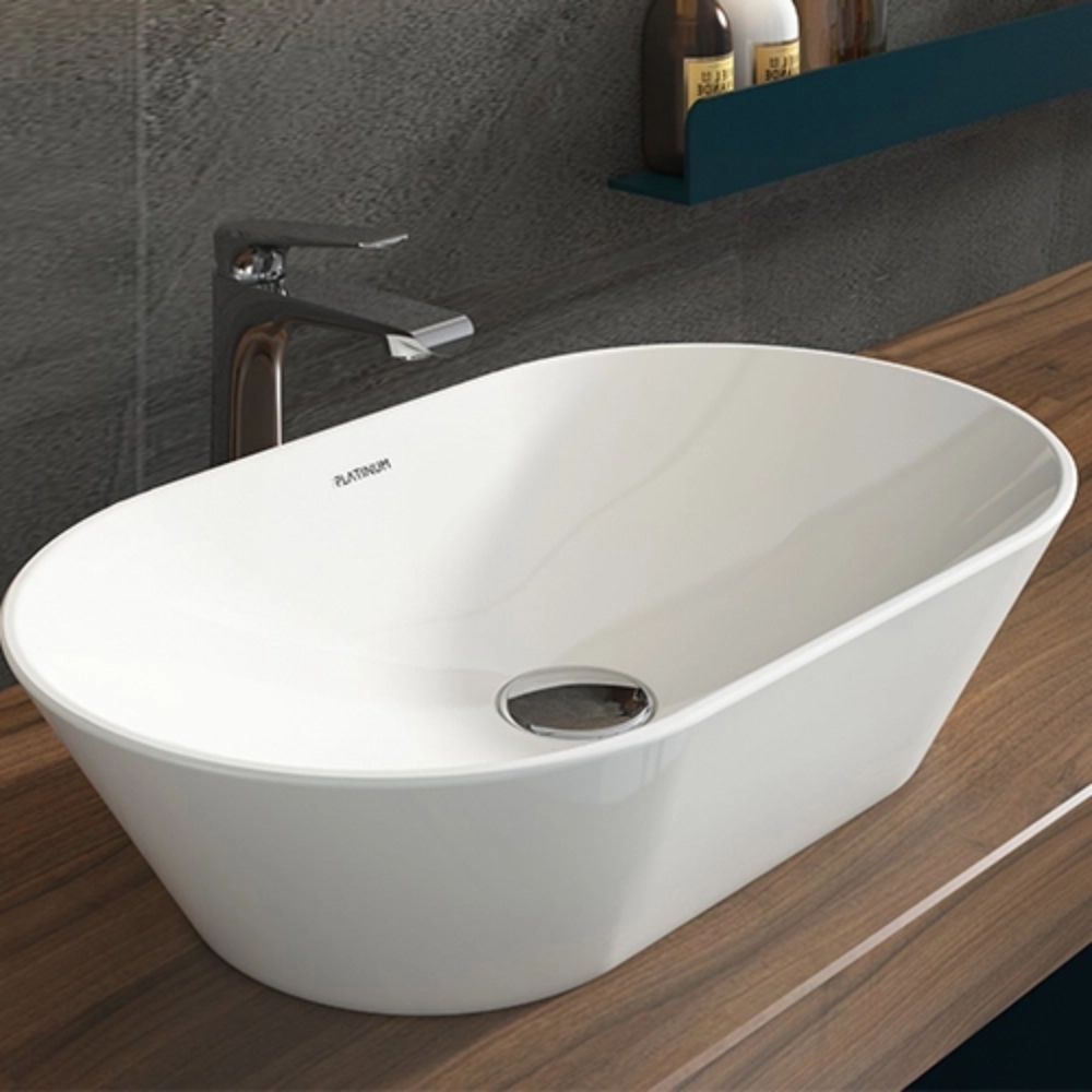 Chậu lavabo đặt bàn Viglacera Platinum P.21.450
