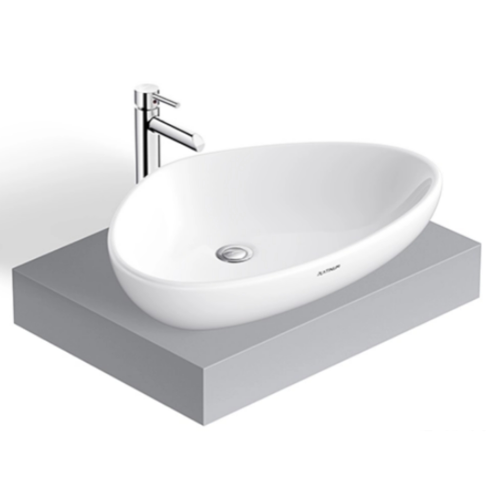 Chậu rửa mặt lavabo đặt bàn Viglacera Platinum P.23.321